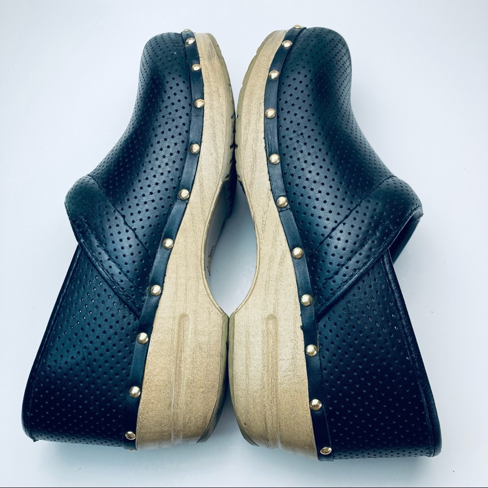 Dansko perforated and studded Pro Clogs